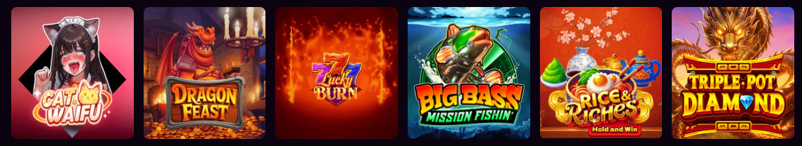 Selección de tragamonedas online y juegos de slots disponibles en iWild Casino